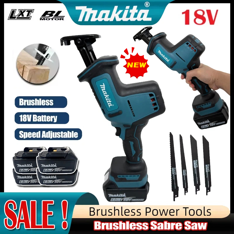 Power Tools Makita - Piła szablasta akumulatorowa Makita 2026, bezszczotkowa,