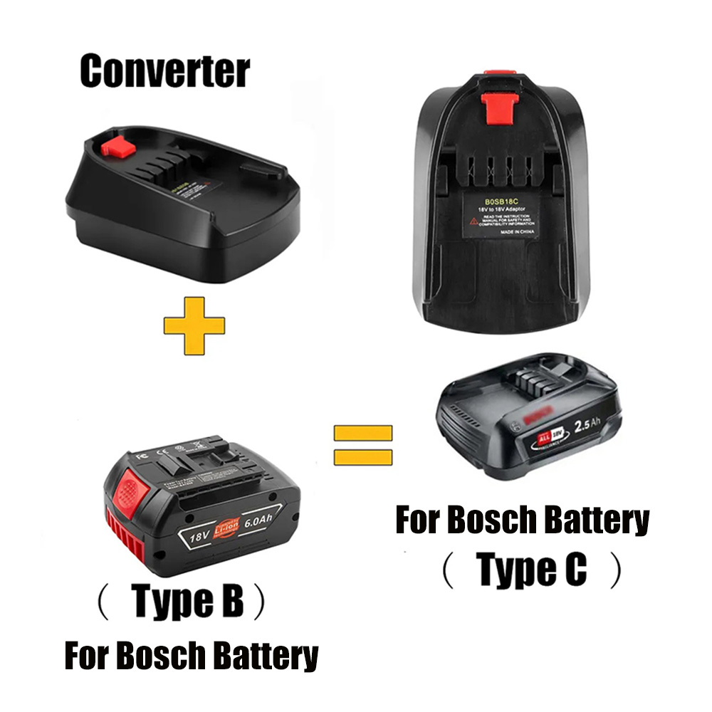 Power Tools That Are Green - Adapter akumulatora do akumulatora litowo-jonowego Bosch
