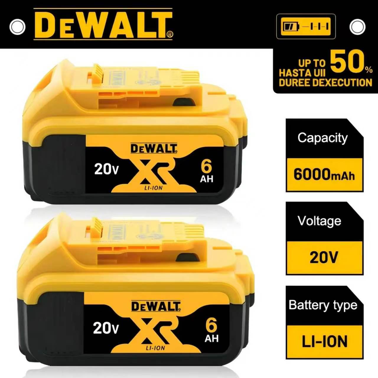 Dewalt Power Tools Xr - Oryginalna bateria DeWALT XR 100% 18V/20V/60V
