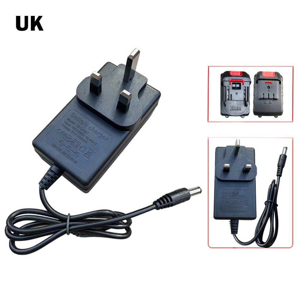 Power Tools Uk - Ładowarka do akumulatorów litowych 21V z