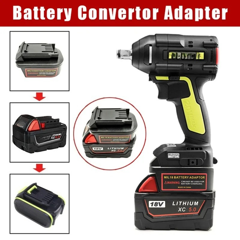 Power Tools That Are Green - Konwerter akumulatorów do akumulatorów litowo-jonowych Milwaukee