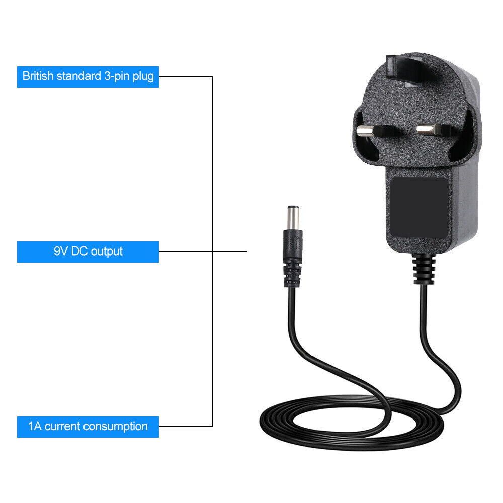 1 szt. Zasilacz AC/DC 9V z wty – Power Tools Uk recenzja i cena