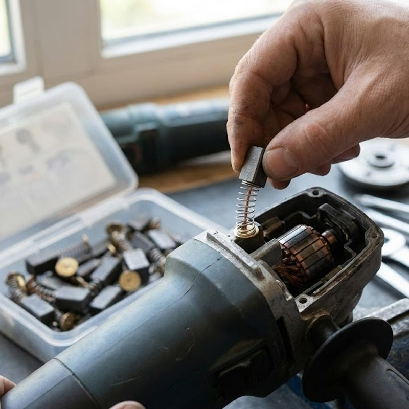 Zestaw naprawczy szczotek węgl – Power Tools Carbon Brush recenzja i cena