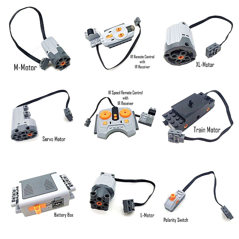 Części techniczne Silnik Multi – Power Tools Lego recenzja i cena