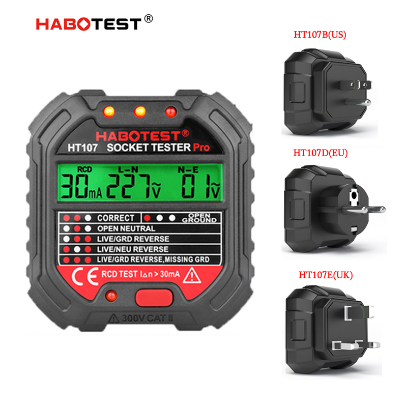 HT107 Cyfrowy tester gniazd Pr – Power Tools Uk Review recenzja i cena