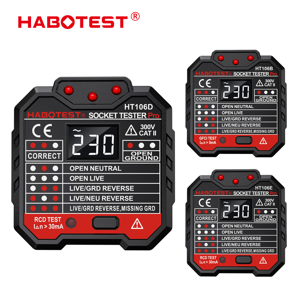 HABOTEST HT106 Cyfrowy Tester  – Power Tools Uk Review recenzja i cena